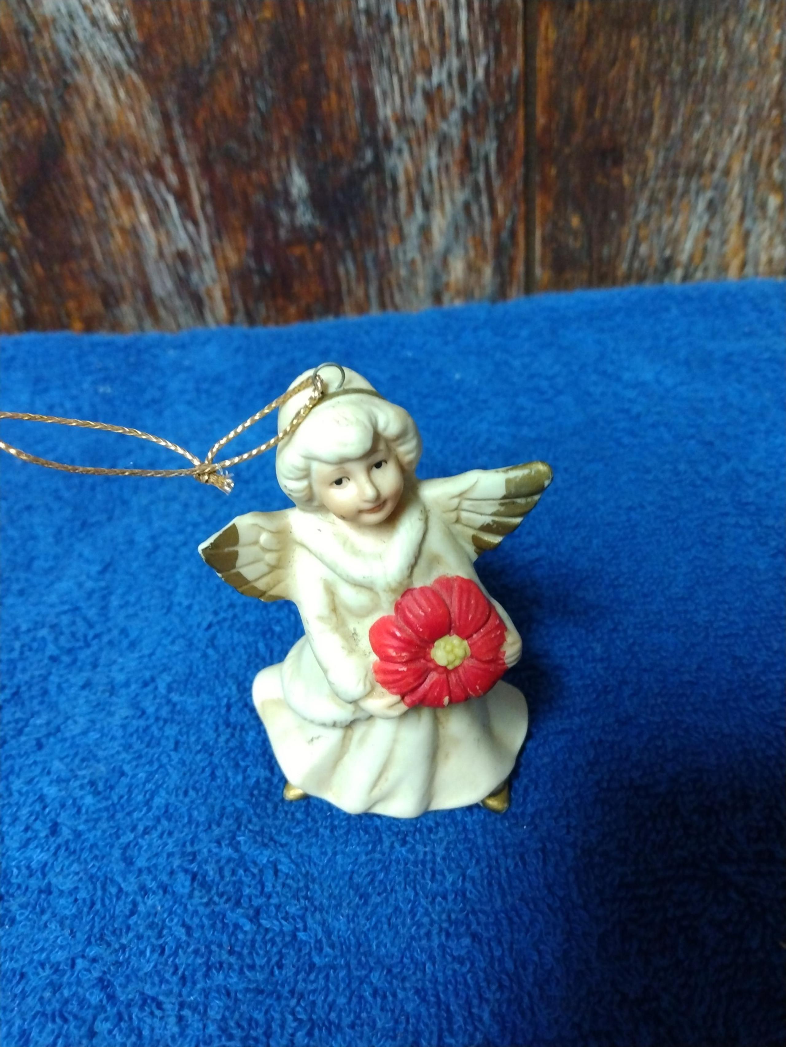 Vintage porcelain Homco angel - Hamco