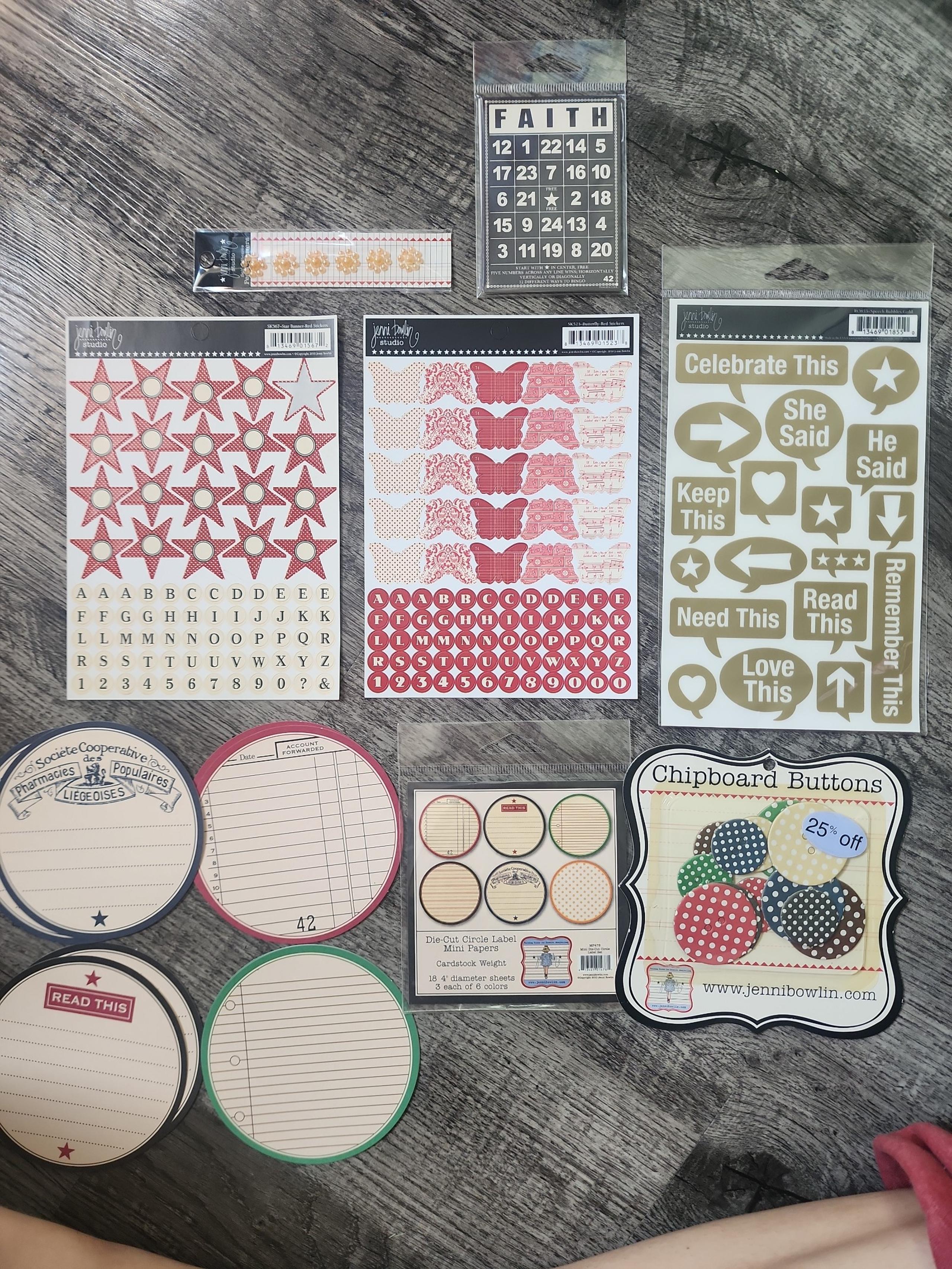 rare Jenni Bowlin Studio embellishment bundle! NIP discontinued