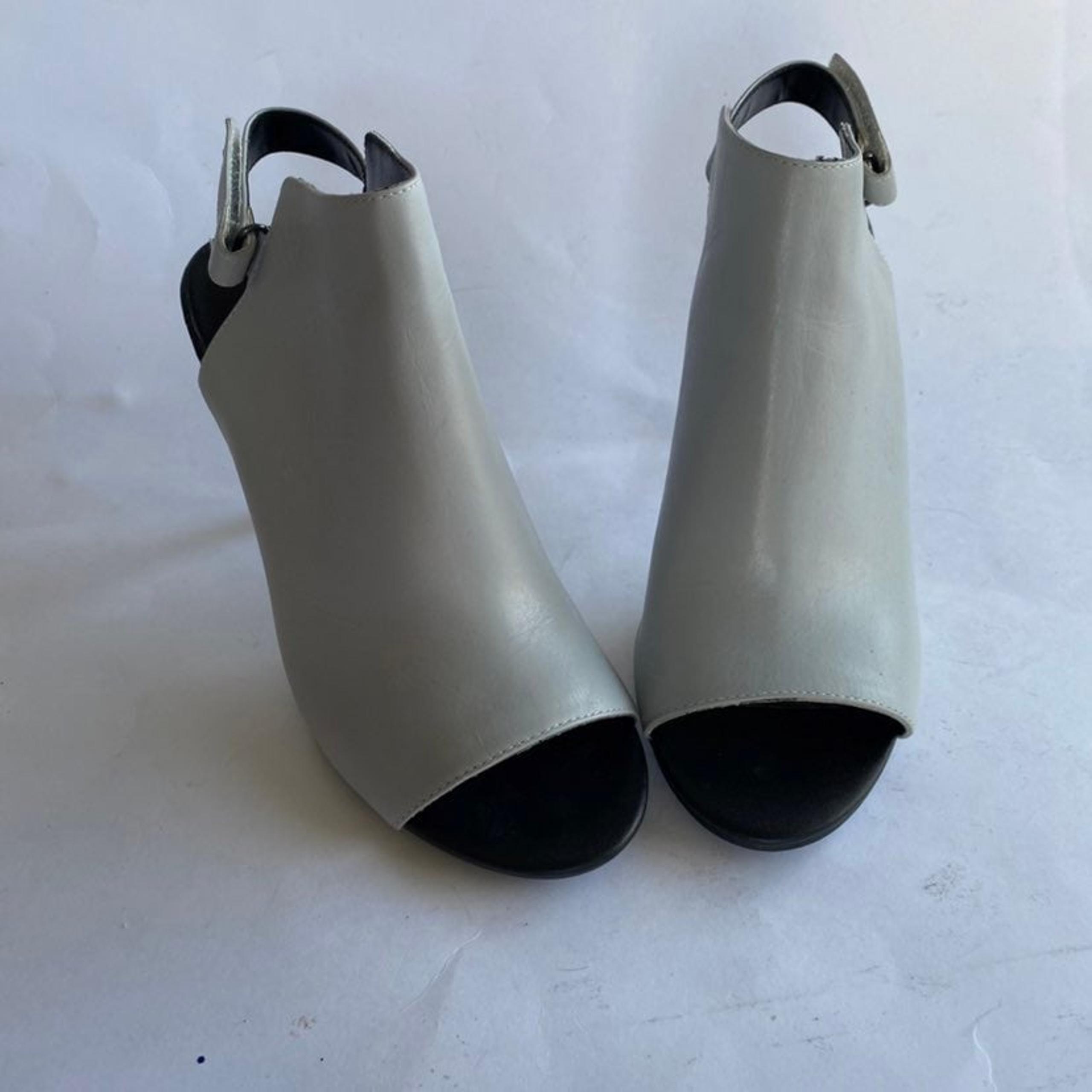 H by Halston Leather Heels