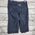 Calvin Klein Jeans Black Womens Classic Fit Capri Shorts Size 8