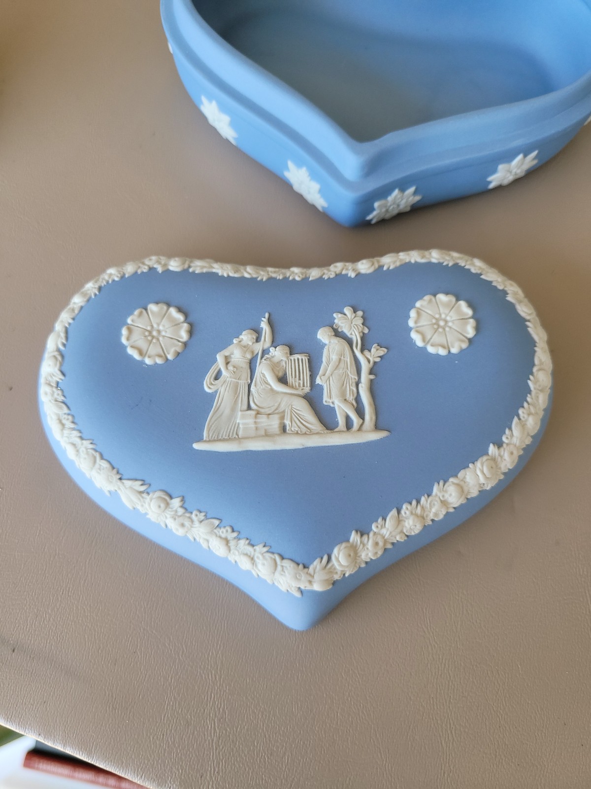 Wedgwood Heart Box, Trinket or Jewelry Box