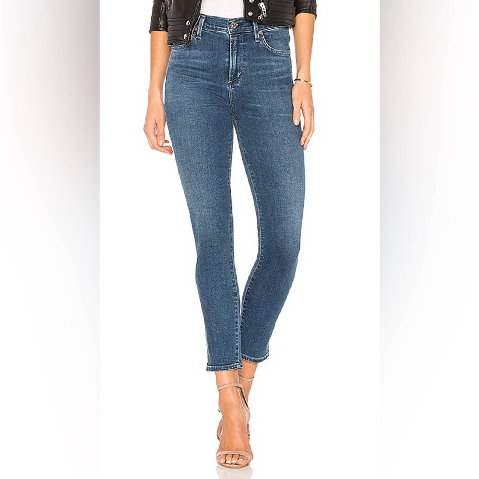 Citizens Of Humanity Rocket High Rise Skinny Ankle In Retrograde Size 26