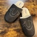 TRUE RELIGION | men’s logo slippers. Size: M 9-10