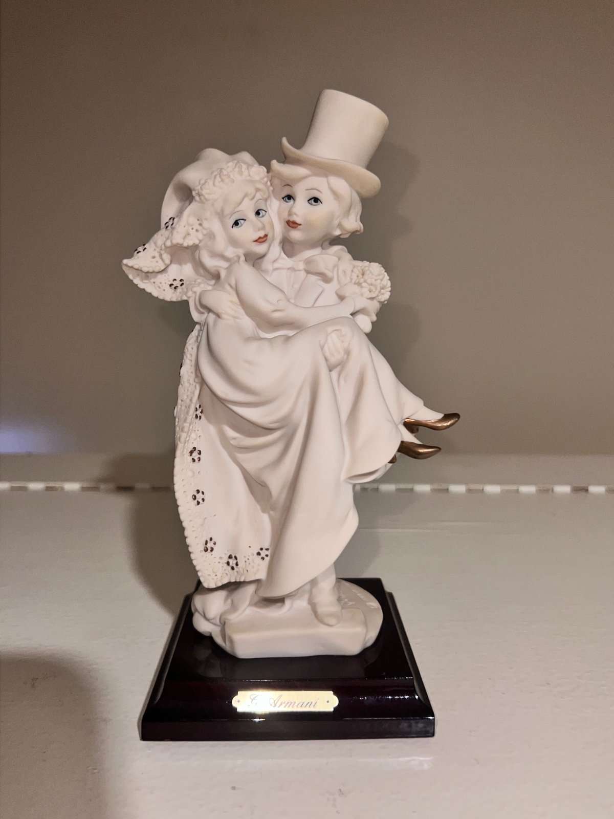 Giuseppe Armani “Magic Memories” Wedding Bridal Couple Figurine