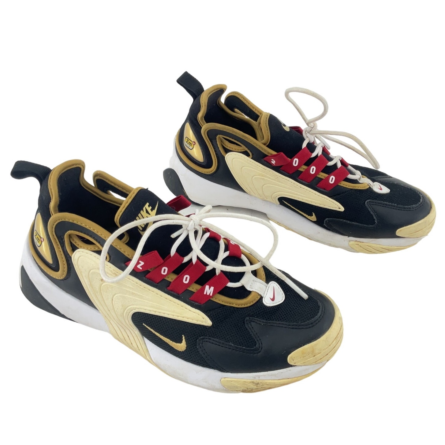 Nike women's zoom 2k black/metallic gold hot sale