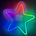 Gaming Neon Lights Sign for Wall Decor, 12.6×12.6 Inch Star Neon Sign