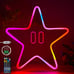 Gaming Neon Lights Sign for Wall Decor, 12.6×12.6 Inch Star Neon Sign