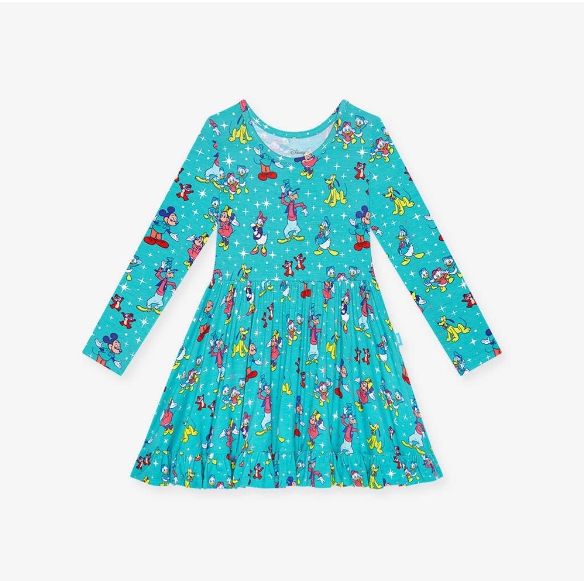 Posh Peanut Disney100 Ruffled Twirl Dress 5/6