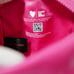YSL Yves Sanit Laurent Hot Pink Makeup Pouch Cosmetic Bag Valentine’s