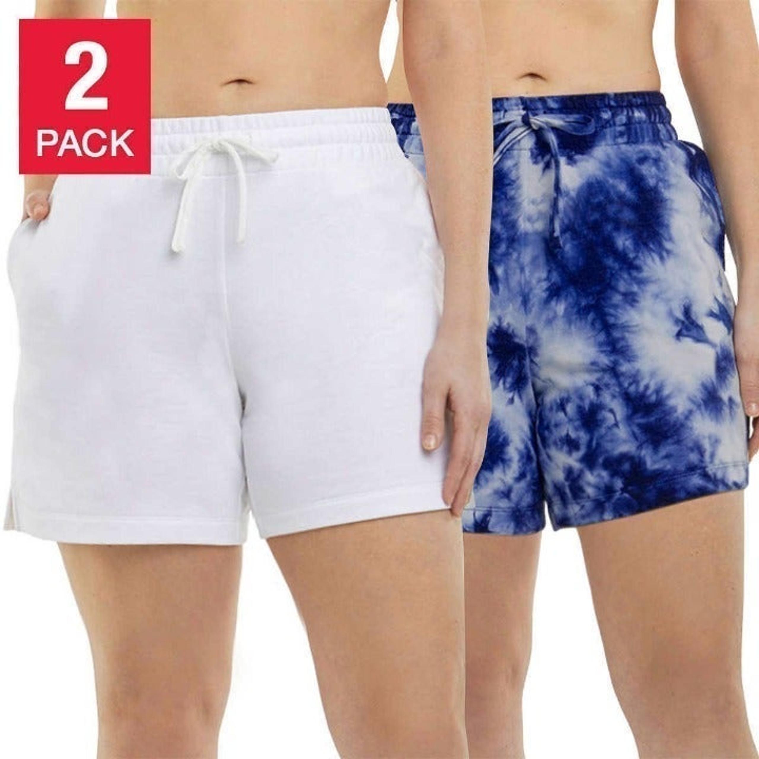 Danskin Ladies Soft Active Short, 2-pack Women's Size M