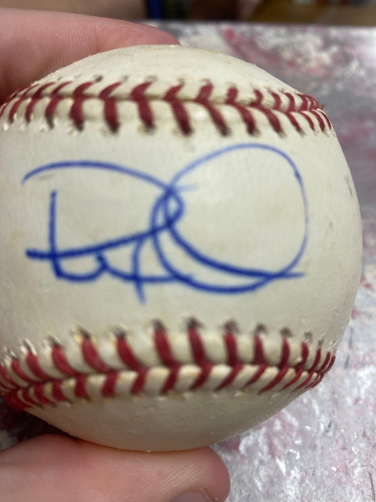 PAT BURRELL AUTOGRAPHED BASEBALL