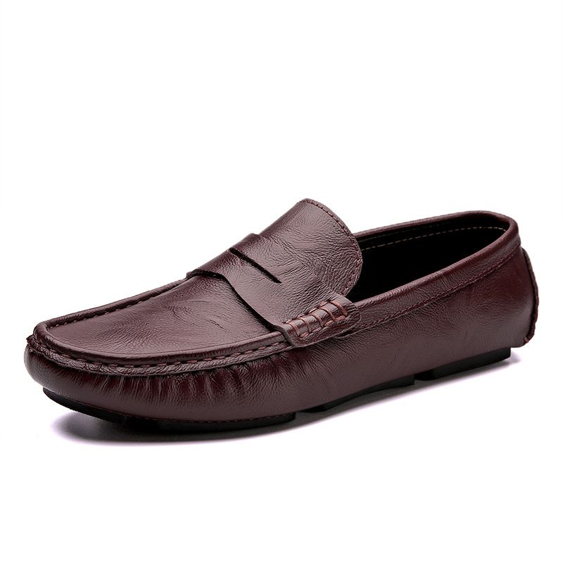 High Quality Handmade Men Leather Shoes Trend Men Loafer Office Driving Shoes (S