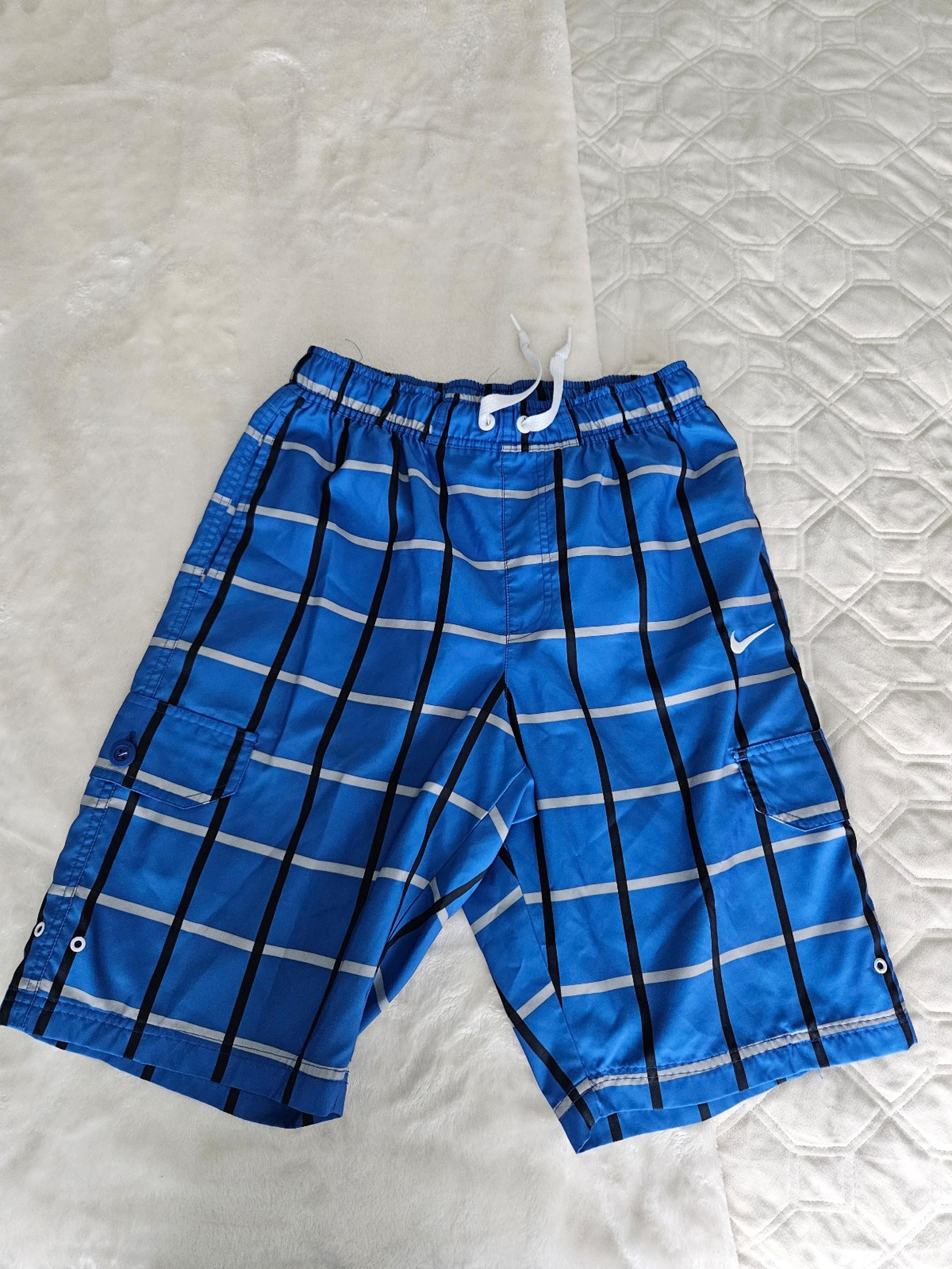MEN'S NIKE BLUE CARGO BOARD SHORTS CASUAL SIZE SMALL