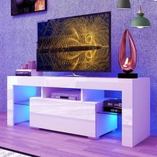 LED TV Stand for Televisions up to 55 Inchs FREE Express Shipping USA