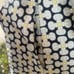 Lesley Evers shirt dress blue green button pockets Sz Small. Made in Oakland CA