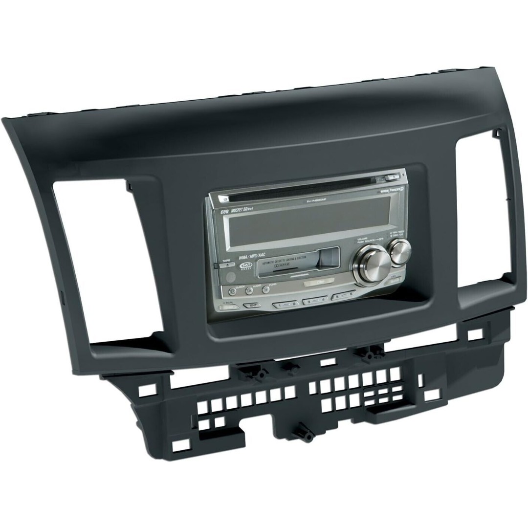 Scosche MI3019B Single/Double DIN Install Dash Kit for 2007-13 Mitsubishi Lancer
