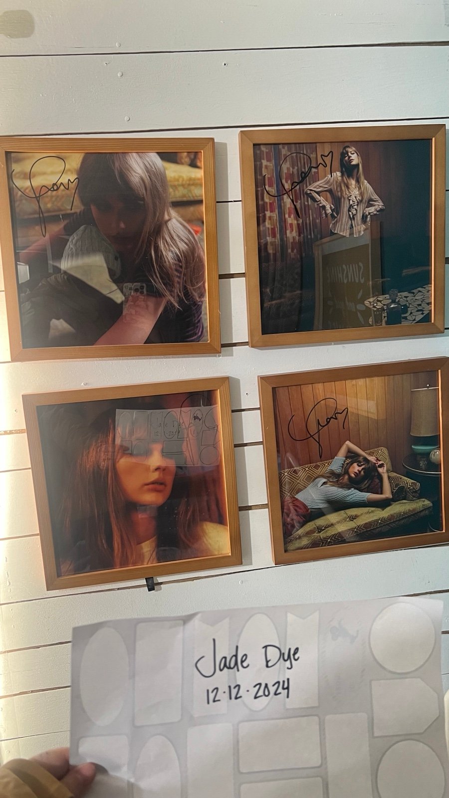 Signed midnights vinyls