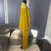 Women’s Gold 3-Piece Velvet Pant Suit Set Peak Lapel Size XL NWT