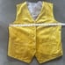 Women’s Gold 3-Piece Velvet Pant Suit Set Peak Lapel Size XL NWT