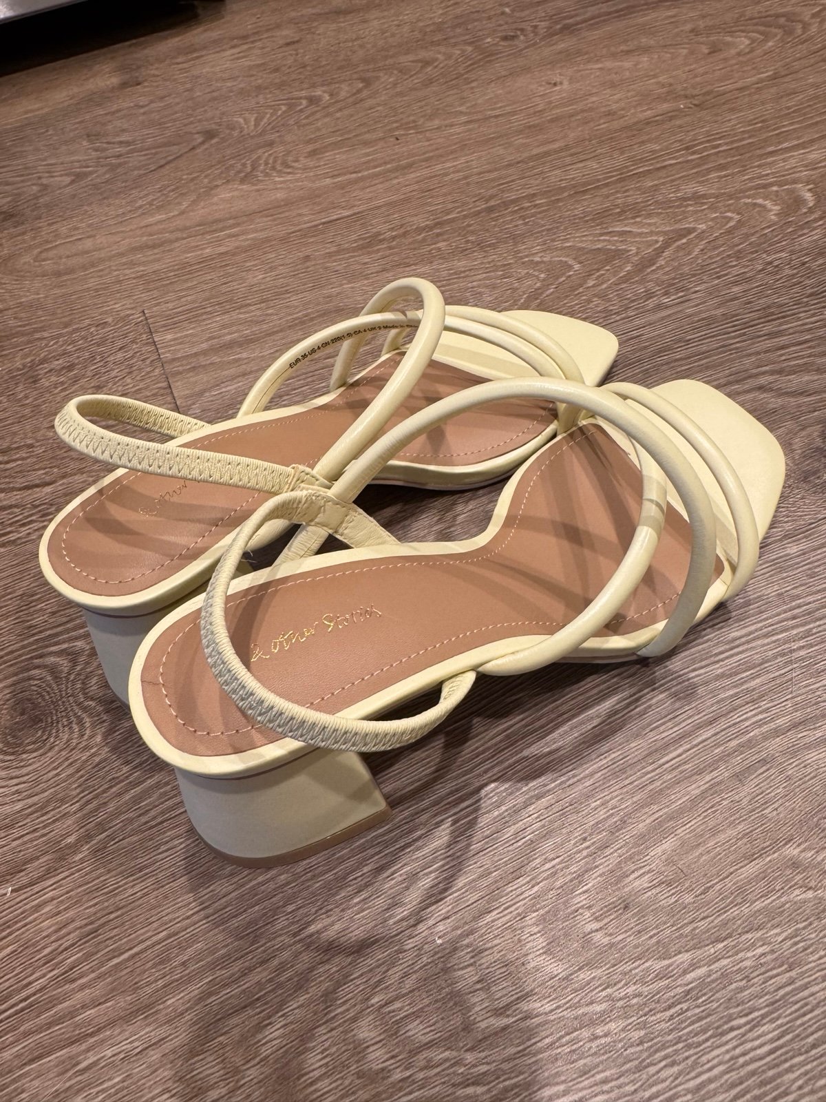 & Other Stories Strappy Block Heel Sandals