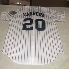World Series 2003 Florida Marlins Miguel Cabrera Jersey Majestic Usa White Clean