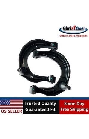 2 New Complete Front Upper Control Arm w