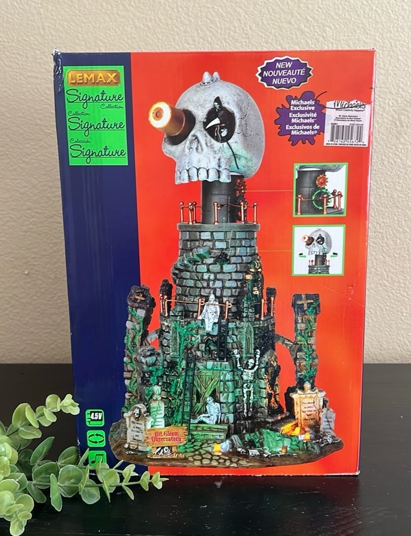 NIB Halloween 2014 Lemax Spookytown Mt. Gloom Observatory #45672 Building