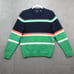 Polo Ralph Lauren Performance Pullover Crewneck Sweater Men's M Green Striped