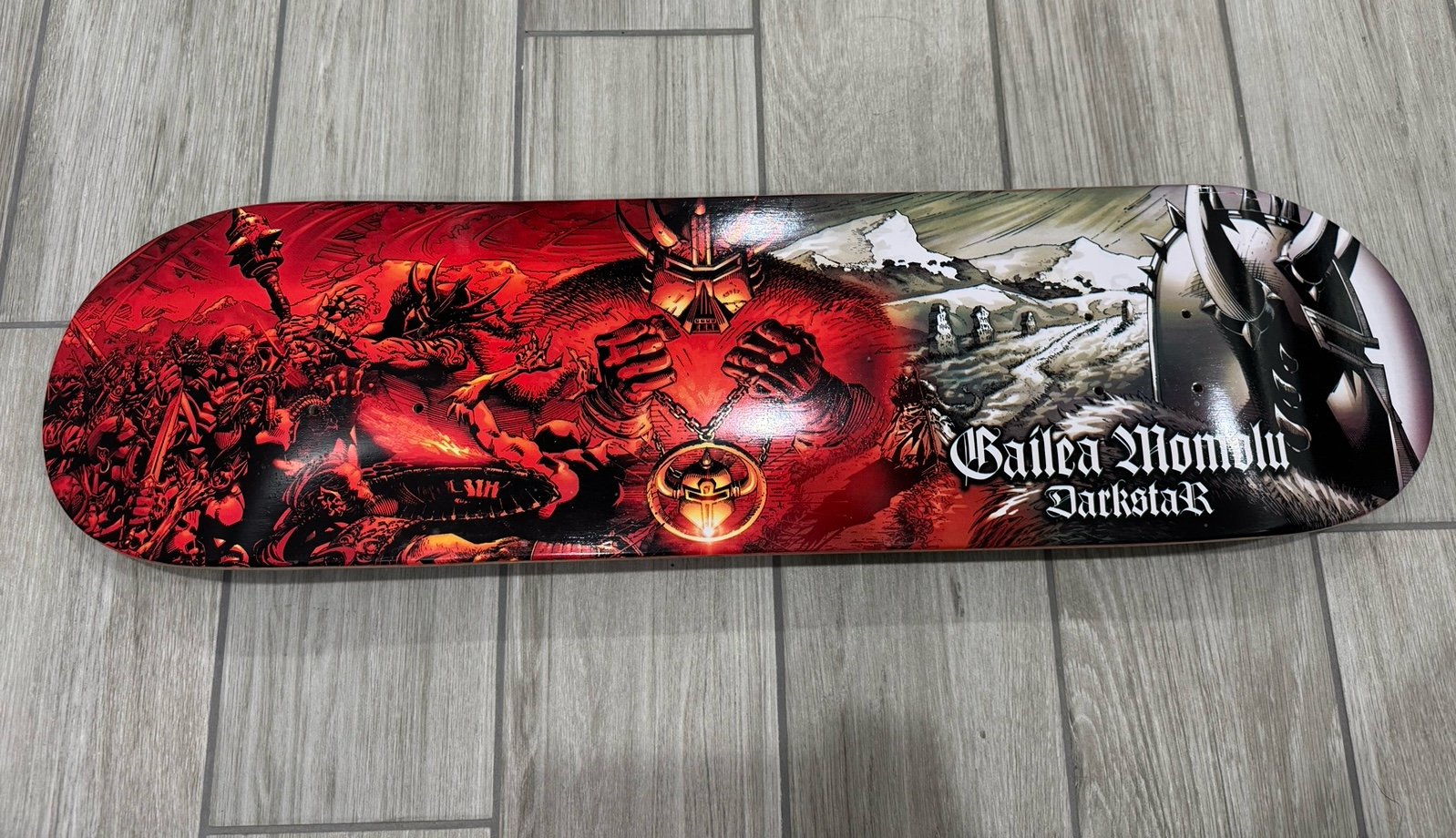 Rare Darkstar Skateboard deck Gailea Momolu Pro model