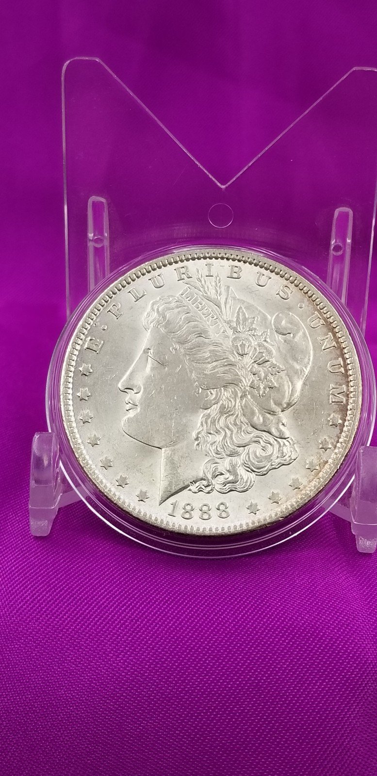 STUNNING 1888-P MORGAN SILVER DOLLAR