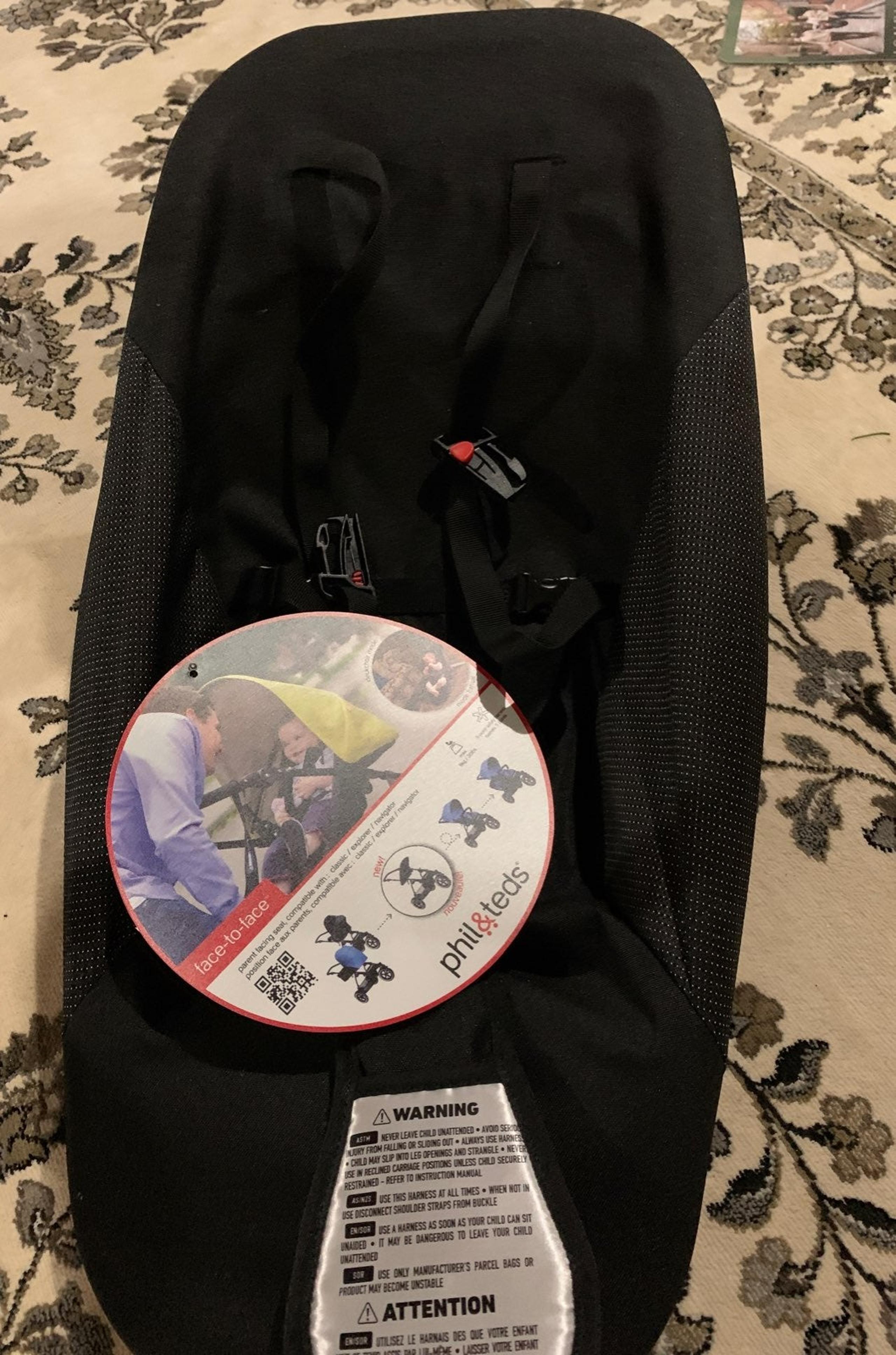 Phil and teds 2 in one stroller seat/ bo