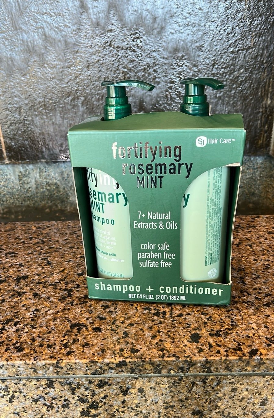 Fortifying Rosemary Mint Shampoo & Conditioner Set 946 ML (1 QT) NEW