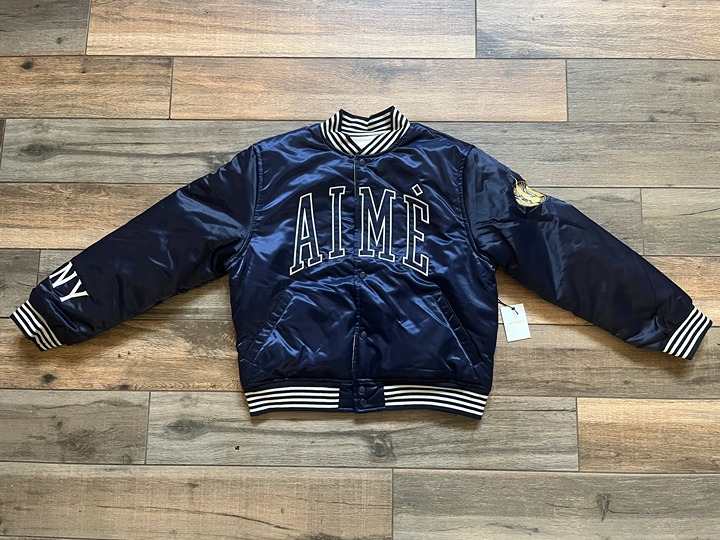 Aime Leon Dore Satin Reversible Varsity Jacket