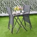 Set Garden Backyard Table Chairs Outdoor
