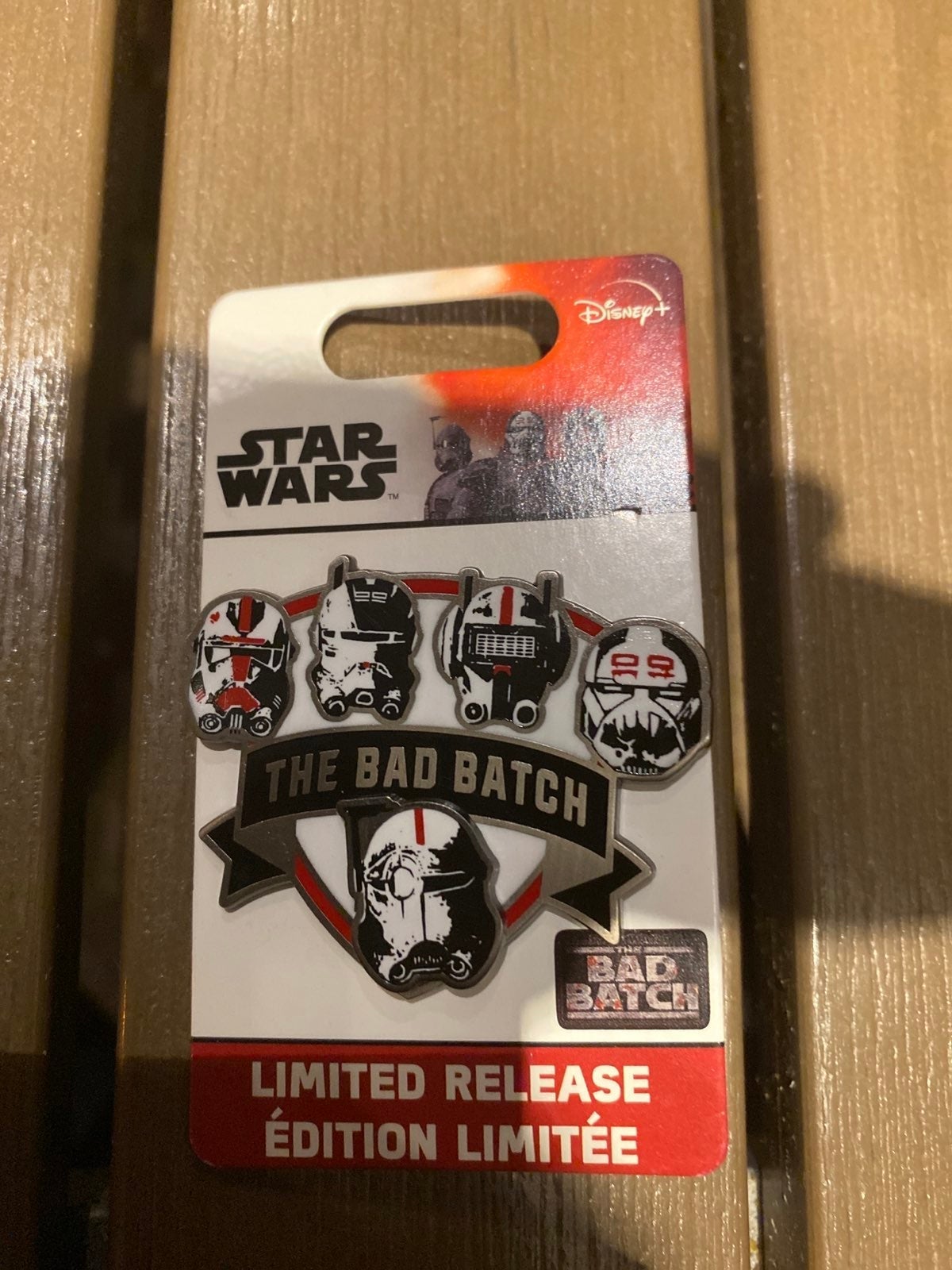 Disney parks star wars the bad batch pin