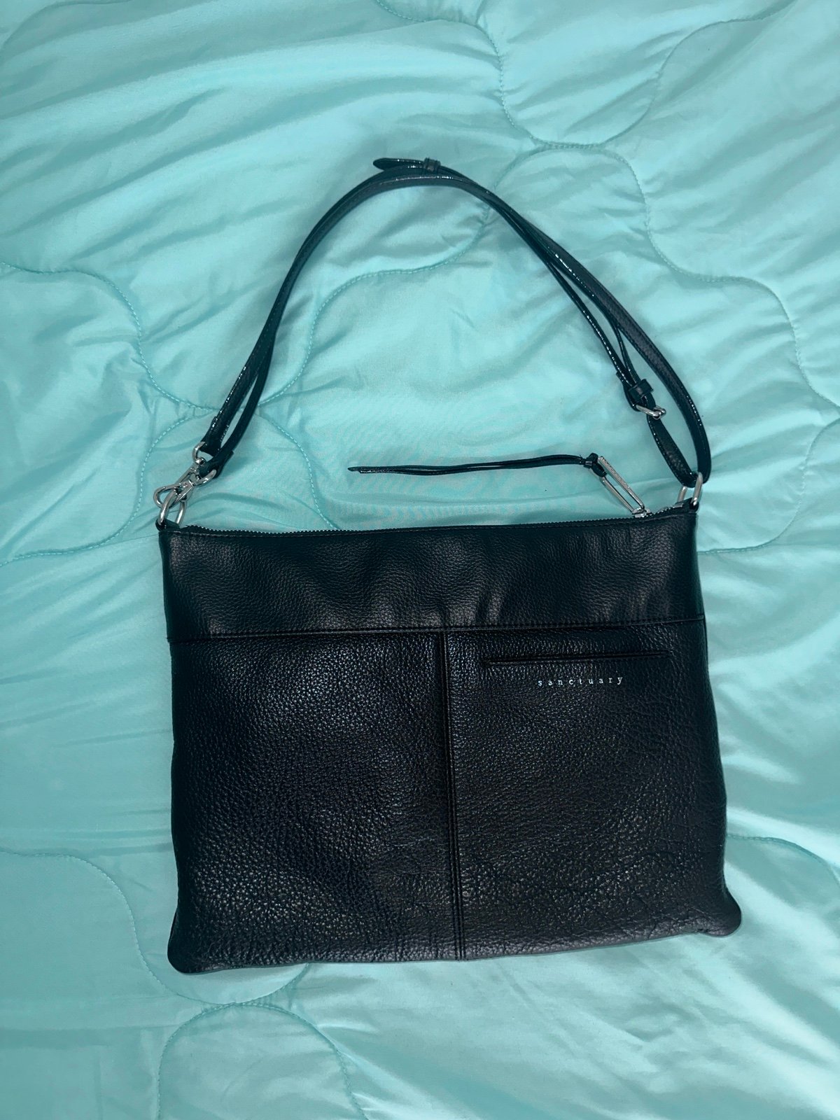 Sanctuary Black Leather Bag