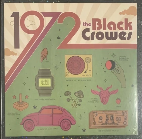 The Black Crowes 1972 LP ~ Classic Rock & Roll Covers ~Out Of Print ~New/Sealed!