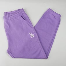 MLB LOS ANGELES DODGERS LAVENDER BASIC LOGO TRAINING JOGGER PANTS Sz M