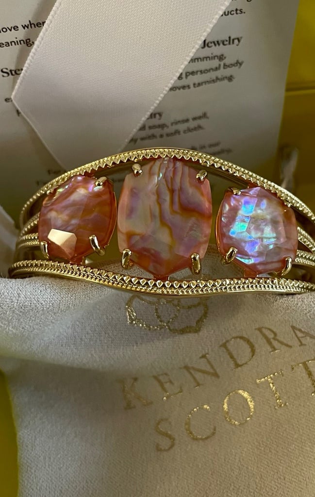 NWT 150 Kendra Scott 14K Daphne Statement Cuff Bracelet w/KS Box, Bag & Bow
