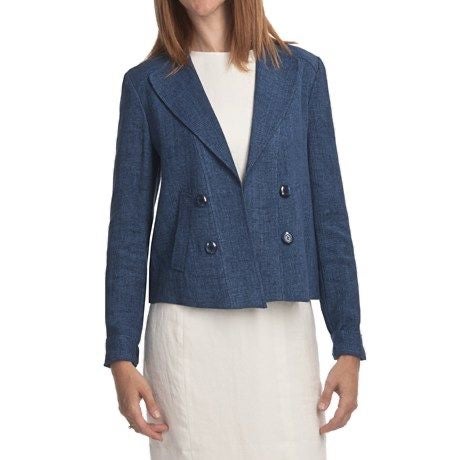 Louben Linen Crop Jacket