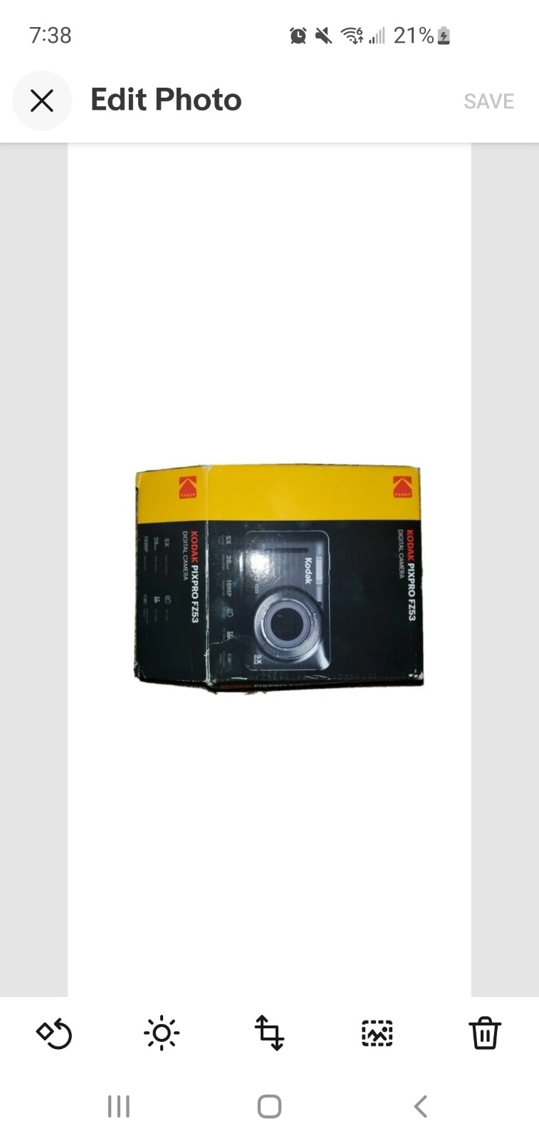 Kodak PixPro FZ53 Camera in Red