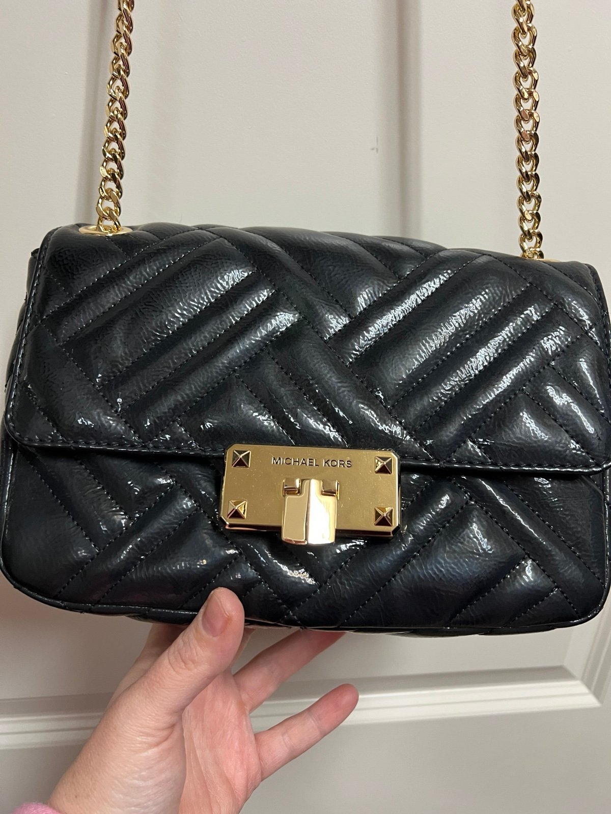 Michaels kors quilted crossbody black