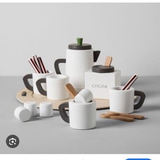 Hearth and Hand Hot Cocoa Set and Pastries