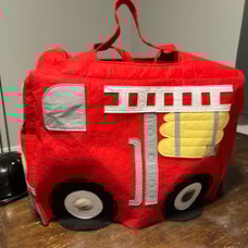 Pottery Barn Kids Fire Truck Costume + Fire Hat