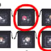 LUNA SEA x Kuromi Collaboration Item SUGIZO Kuromi Drawstring Bag