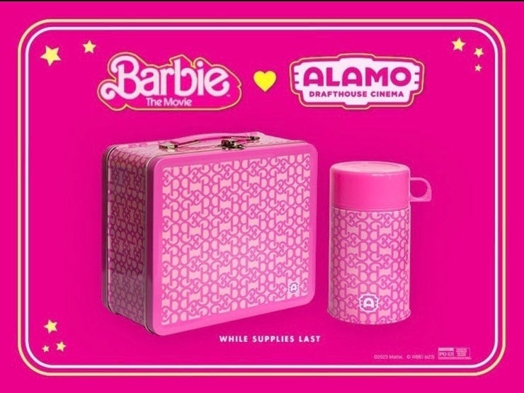 Barbie x Alamo Drafthouse Lunchbox with Thermos
