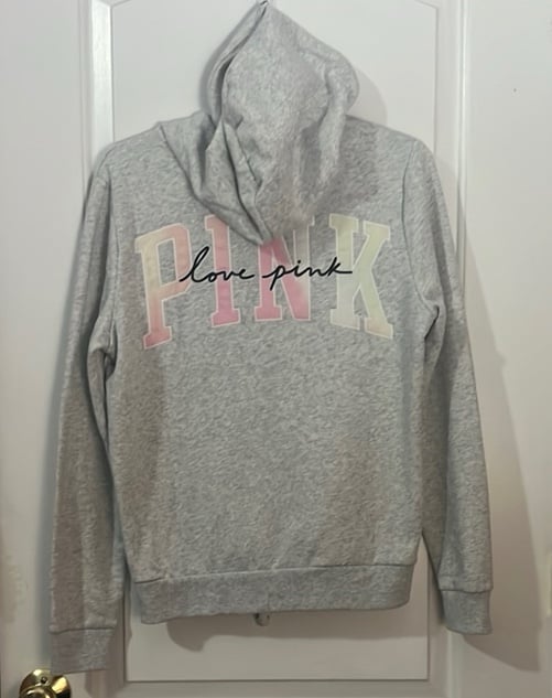 Victoria’s Secret PINK Zip Up Hoodie Size M