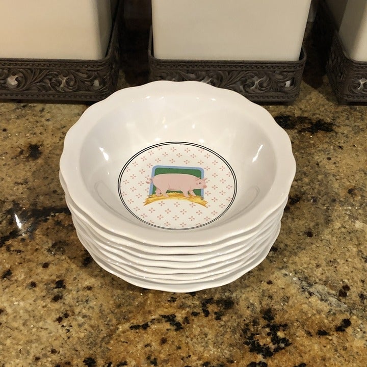 Vandor Country Collection Farm Bowls