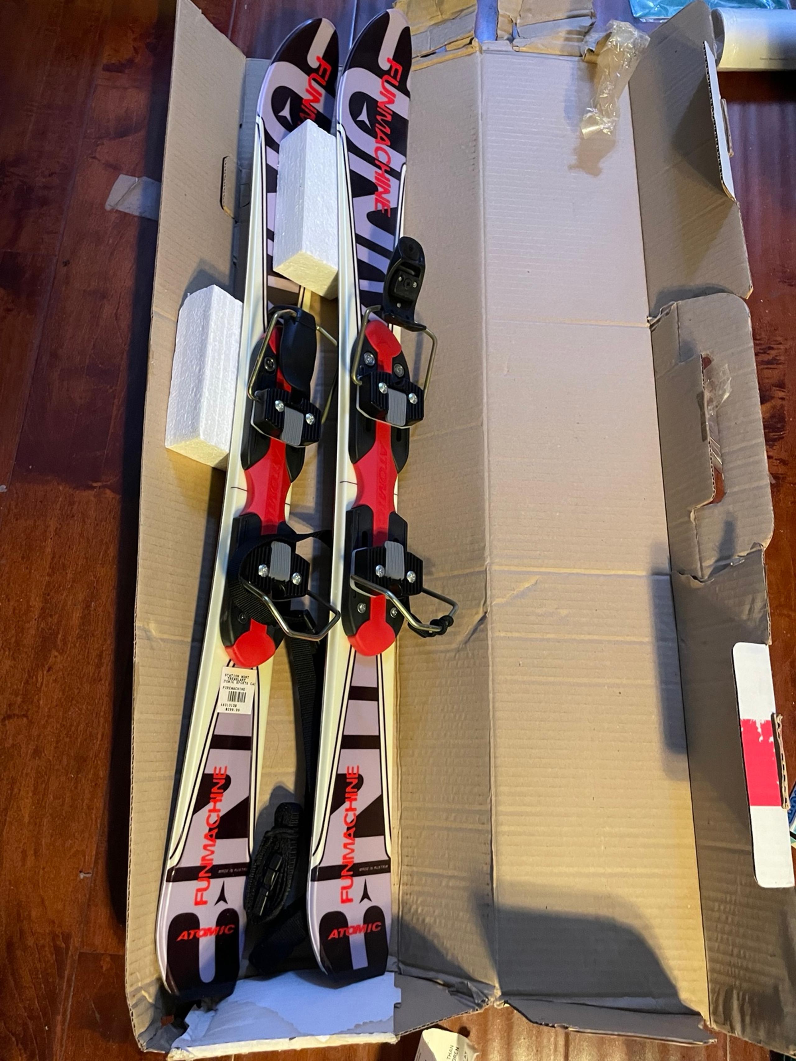 Atomic Puremachine Funmachine Short Ski Length w/ Bindings Made In Austria 100cm