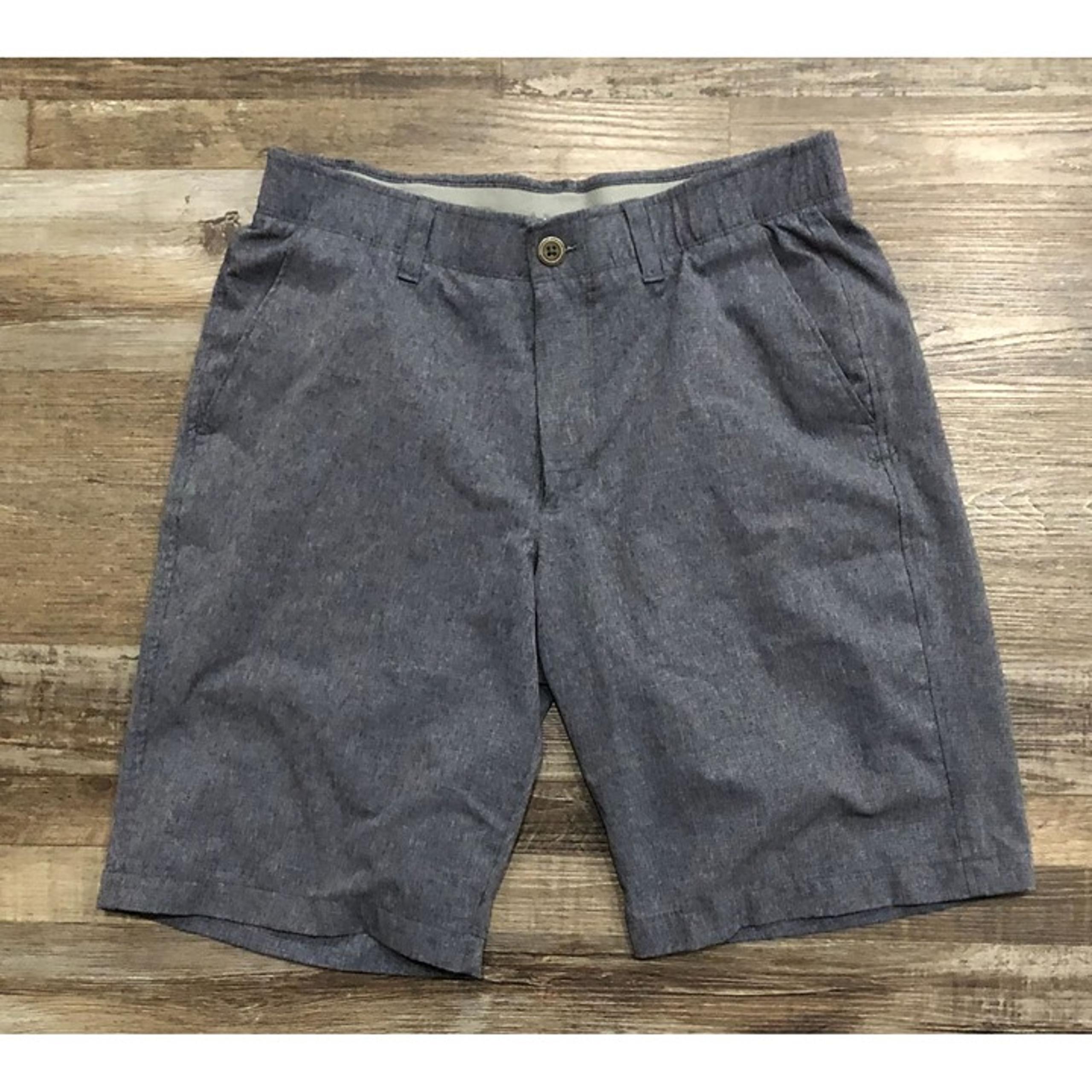 Under Armour Mens Size 32 Gray Flat Front Casual Chino Shorts